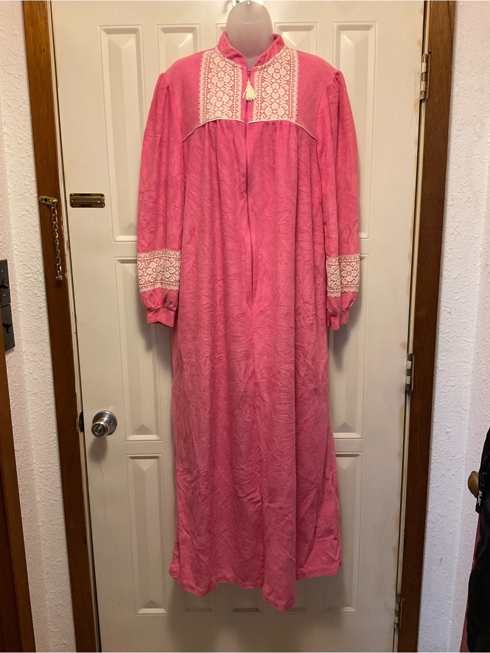 Romantic traditions, vintage Long Robe housecoat